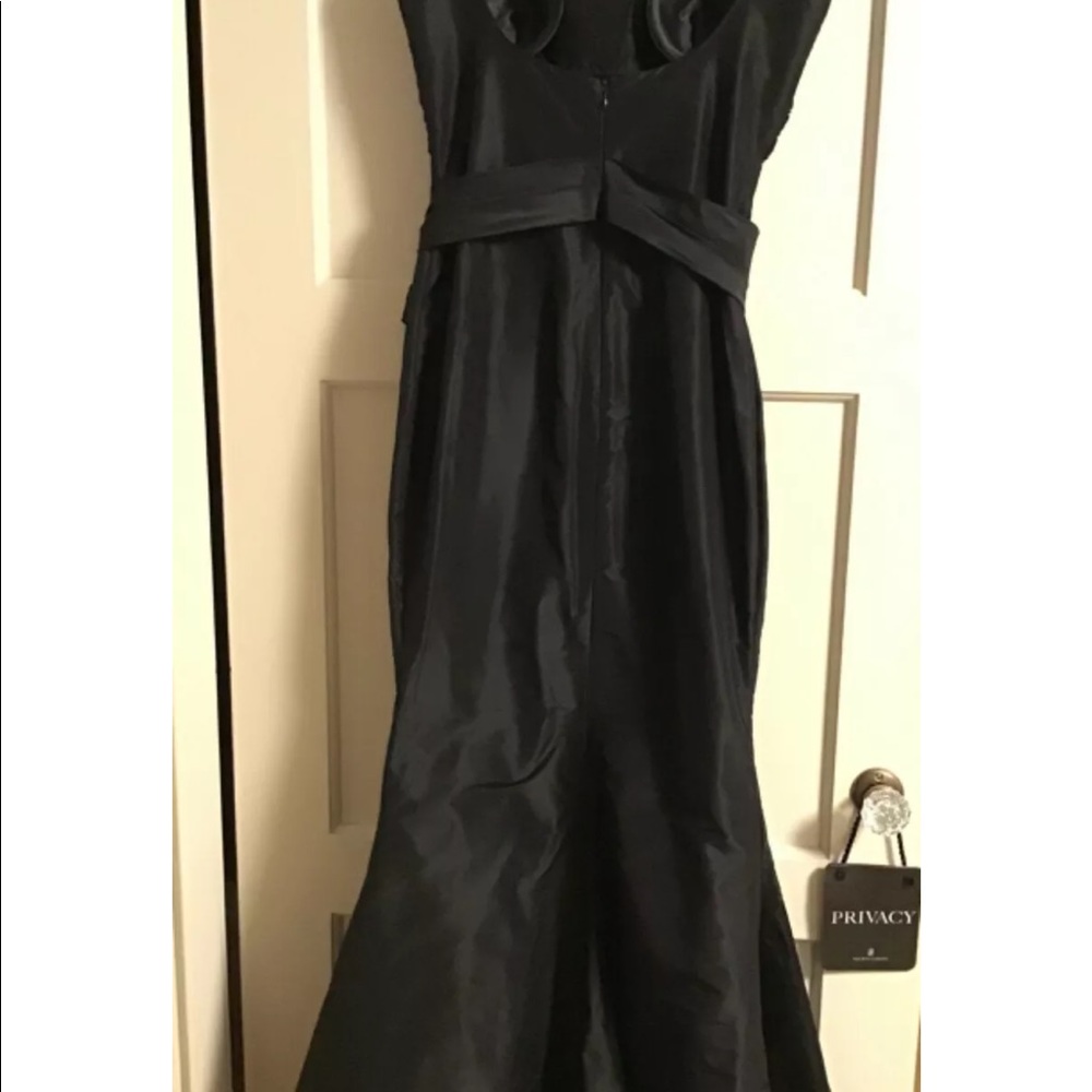 Elie Saab Lace Bodice Silk Blend Dress $3500 - Picture 3 of 10